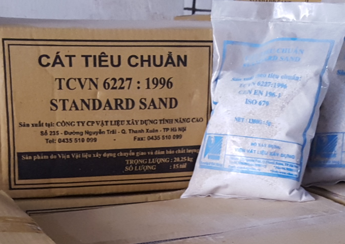 Cát tiêu chuẩn ISO